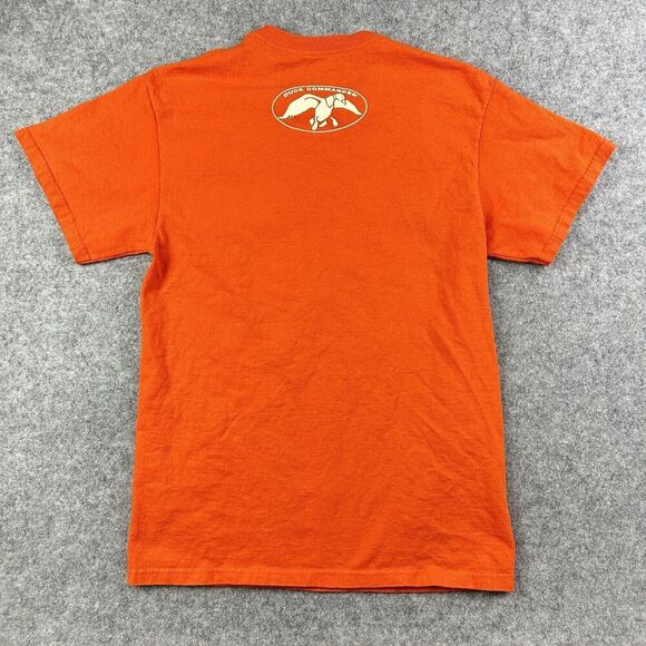 Duck Commander T Shirt Adult M Orange Camo Happy Graphic Phil Robertson SS Mens - Picture 6 of 11